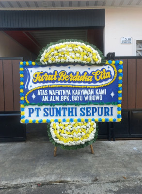Papan Bunga Duka di Ropang